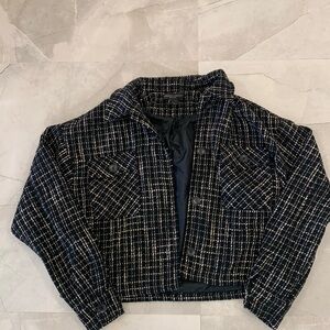 Christian Siriano tweed jacket - s